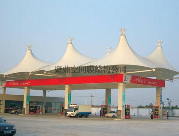 锦州膜结构加油站棚